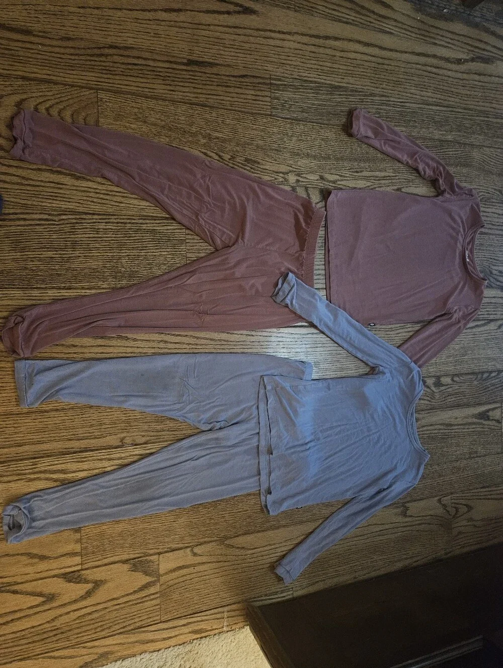 Kyte Baby Long Sleeve Pajamas PJs Mauve Purple Pink 3 SETS 6 Pieces Bamboo 5T